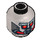 LEGO Flat Silver Robo Pilot Minifigure Head (Recessed Solid Stud) (3626 / 17857)