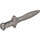 LEGO Flat Silver Short Sword with Curved Guard (10053)