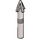 LEGO Flat Silver Single Harpoon Head with 4 Grooves on Shaft (18041 / 57467)