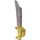 LEGO Flat Silver Sword for Black Beard 297/315 (95350)