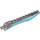 LEGO Argent plat Épée avec Bleu Backside (98568)