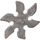 LEGO Flat Silver Throwing Star with Hole (41125)