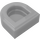 LEGO Flat Silver Tile 1 x 1 Half Oval (24246 / 35399)