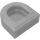 LEGO Argent plat Tuile 1 x 1 Demi Oval (24246 / 35399)
