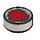 LEGO Flat Silver Tile 1 x 1 Round with Red Rocks (35380 / 104161)
