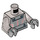LEGO Flat Silver Ultron - Mighty Micros Minifig Torso (973 / 76382)