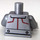 LEGO Flat Silver Ultron with Short Legs Minifig Torso (973 / 76382)