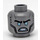 LEGO Flat Silver Zane Minifigure Head (Recessed Solid Stud) (3626)