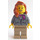 LEGO Flatbed Truck Female with Dark Orange Hair Minifigure