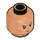 LEGO Flesh Boba Fett Minifigure Head (Recessed Solid Stud) (3626 / 84140)