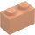 LEGO Flesh Brick 1 x 2 with Bottom Tube (3004 / 93792)