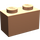 LEGO Flesh Brick 1 x 2 with Bottom Tube (3004 / 93792)