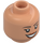 LEGO Fleisch Dual-Sided Weiblich Kopf mit Smirk / Open Smile (Vertiefte feste Noppen) (3626 / 100317)