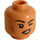 LEGO Flesh Halfling Driud Female Head (Safety Stud) (3274)