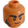 LEGO Flesh Halfling Driud Male Head (Safety Stud) (3274)