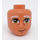 LEGO Huidskleurig Isaac Male Minidoll Hoofd (28649 / 101122)