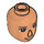 LEGO Flesh Male Minidoll Head with Brown Eyes (River) (78962 / 92240)