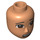 LEGO Huidskleurig Male Minidoll Hoofd met Decoratie (84070 / 92240)