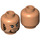 LEGO Fleisch McCree Minifigure Kopf (Einbau-Vollbolzen) (3626 / 46867)