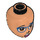 LEGO Flesh Minidoll Head with Blue glasses and tongue (80066 / 92198)