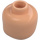 LEGO Flesh Minidoll Head with Brown Eyes and Closed Mouth (92198 / 104533)