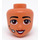 LEGO Flesh Minidoll Head with Dr. Vidya (1455 / 92198)