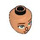 LEGO Flesh Minidoll Head with Grey Eyes and Brown Lips (Isabella) (92198 / 101102)