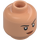 LEGO Flesh Minifigure Head with Decoration (Recessed Solid Stud) (3274)