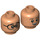 LEGO Flesh Minifigure Head with Decoration (Recessed Solid Stud) (3626 / 93680)