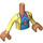 LEGO Fleisch Olivia Minifig Torso (35677 / 92456)