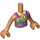 LEGO Vleeskleur Olivia met Zandgroen Rok Friends Torso (59637 / 73141)