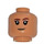 LEGO Flesh Omega Minifigure Head (Recessed Solid Stud) (3626 / 100478)