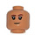 LEGO Huidskleurig Omega Minifigure Hoofd (Verzonken Solid Stud) (3626 / 100478)