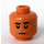 LEGO Carne Oscar Martinez Minifigure Testa (Perno solido incassato) (3626 / 100215)