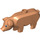 LEGO Huidskleurig Pig met Zwart Ogen met Wit Pupils (68887 / 87876)
