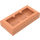 LEGO Huidskleurig Plaat 1 x 2 met 1 Stud (met Groef en Studhouder aan de onderzijde) (15573)