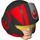 LEGO Flesh Poe Dameron Head with Helmet (24198 / 44807)