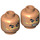 LEGO Flesh Quinlan Vos Minifigure Head (Recessed Solid Stud) (3626 / 26960)
