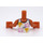 LEGO Carne Sebastian - Naranja Chaleco salvavidas Friends Torso (Boy) (73161 / 92456)