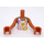 LEGO Carne Sebastian - Naranja Chaleco salvavidas Friends Torso (Boy) (73161 / 92456)