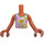 LEGO Carne Sebastian - Naranja Chaleco salvavidas Friends Torso (Boy) (73161 / 92456)