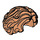 LEGO Fleisch Kurz Wellig Haar mit Seitenscheitel (11256 / 34283)