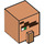 LEGO Flesh Square Head with Nose with Blacksmith Villager Face (23766 / 76878)