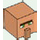 LEGO Flesh Square Head with Nose with Shepherd Villager Face (23766)