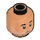 LEGO Flesh Tan France Minifigure Head (Recessed Solid Stud) (3626 / 78506)