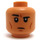 LEGO Flesh Tech Minifigure Head (Recessed Solid Stud) (3626 / 68780)