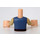 LEGO Flynn Rider Torso, mit Sand Blau Striped Weste und Beige Sleeves Muster (11408 / 92456)