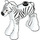 LEGO Foal med Zebra Striper (11241 / 100111)