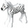 LEGO Foal med Zebra Striper (11241 / 100111)