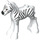 LEGO Foal mit Zebra Streifen (11241 / 100111)